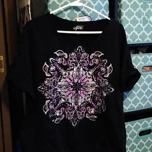 Style and co short sleeves top